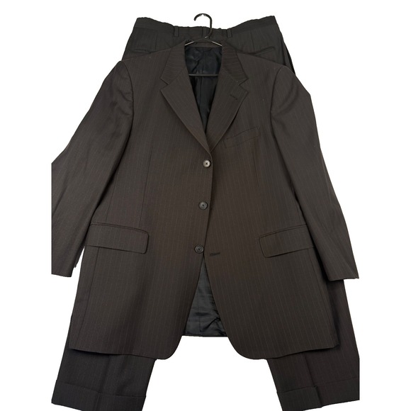 Hart Schaffner Marx Other - Hart Schaffner & Marx Men's 2 Piece Suit Black Pinstripe Pants Matching Jacket